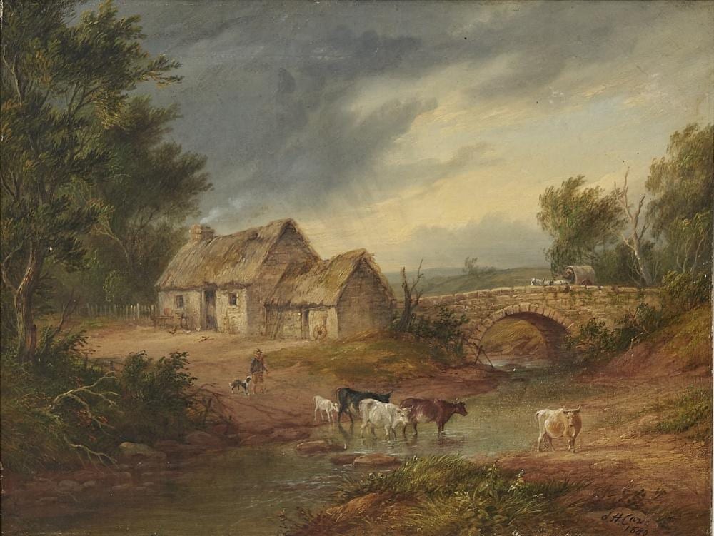 james howe carse british australian 1818 1900 soft flows the stream 1880 · Bonhams · 2021-08-24 James Howe Carse comparable auction result: james howe carse british australian 1818 1900 soft flows the stream 1880