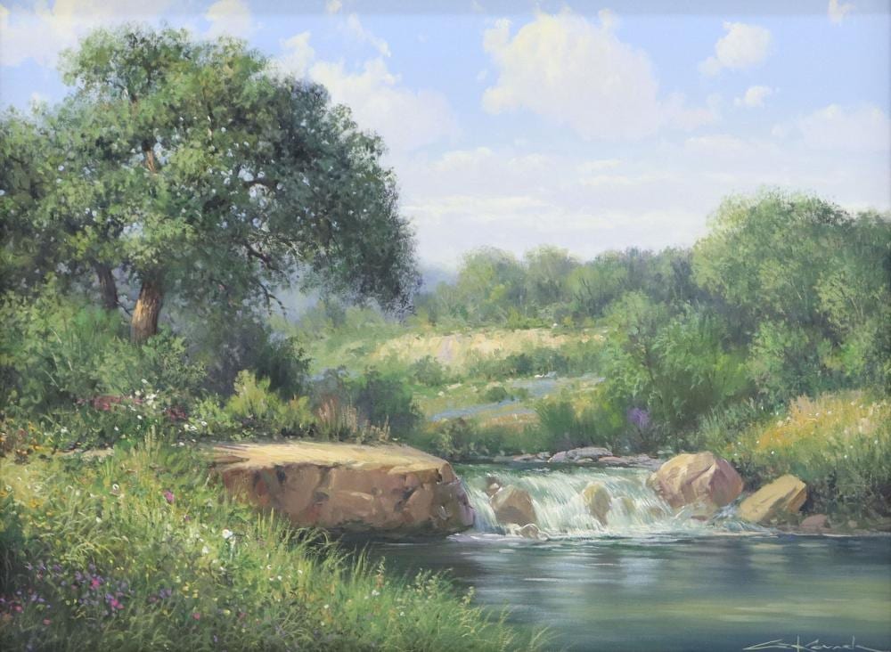 George Kovach comparable auction result: george kovach b 1942 landscape 18 x 24