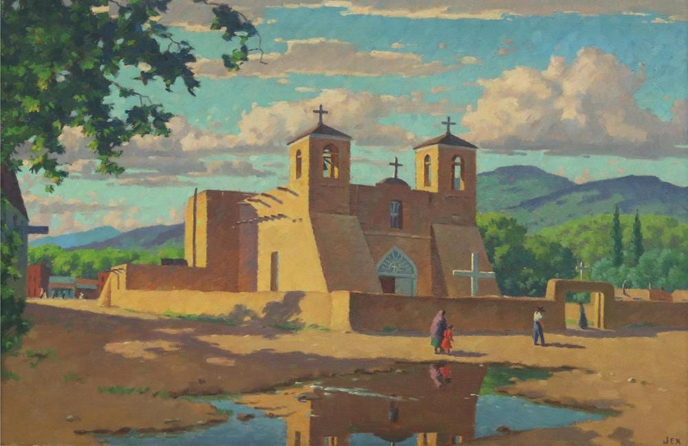 Garnet W Jex comparable auction result: garnet w jex 1895 1979 taos mission church