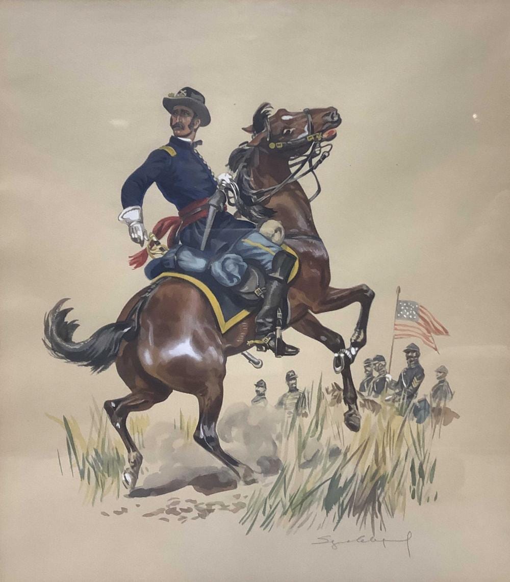 Eugene Leliepvre comparable auction result: eugene leliepvre signed embellished print