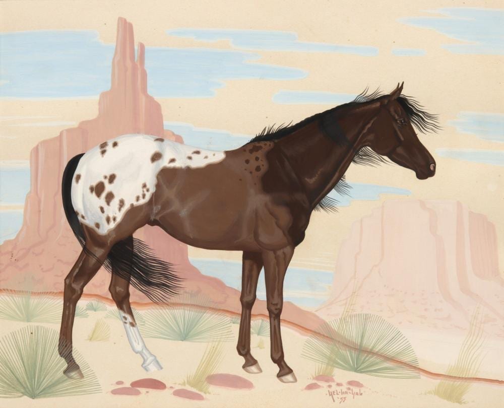 Charlie Lee comparable auction result: charlie lee 1926 2003 gouache on artist s board
