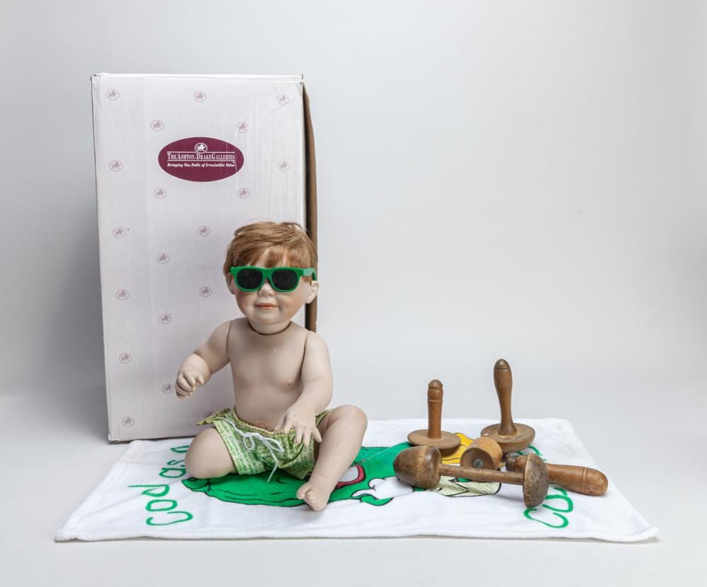 Ashton-Drake Porcelain Baby Doll sold by Wealthier Art & Auction, lot 5314 — auction record photograph