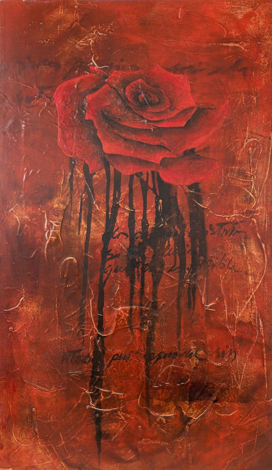 Guillermo Conte comparable auction result: guillermo conte lagrimas negras mixed media