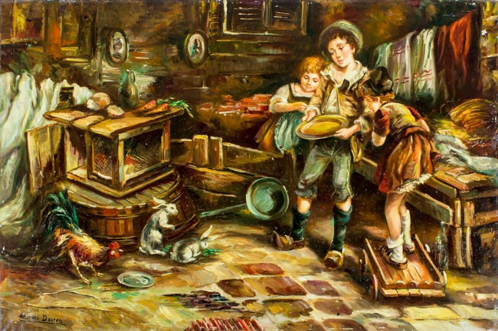 Hein Van Doren comparable auction result: hein van doren dutch german 1930 2003 oil painting