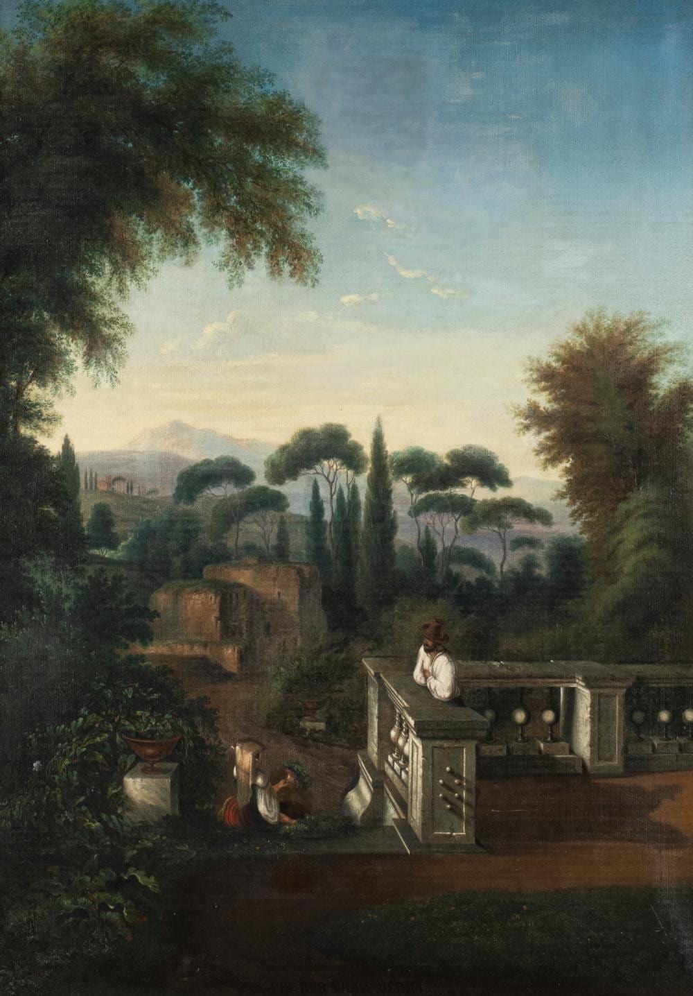 karl lindemann frommel attr aus der villa medici · Hargesheimer Kunstauktionen Düsseldorf · 2021-09-10 Karl Lindemann-Frommel comparable auction result: karl lindemann frommel attr aus der villa medici