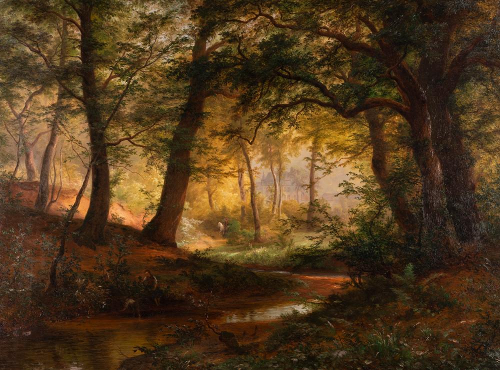 wilhelm klein romantische waldlandschaft · Hargesheimer Kunstauktionen Düsseldorf · 2021-09-10 Wilhelm Klein comparable auction result: wilhelm klein romantische waldlandschaft