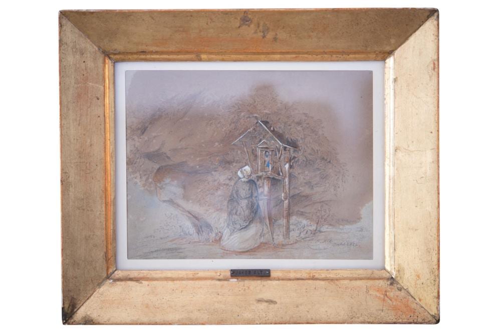 Jakob Alt comparable auction result: jacob alt 1789 1872 forest prayer near ischl 1826 jacob alt 1789 1872 waldandacht bei ischl 1826