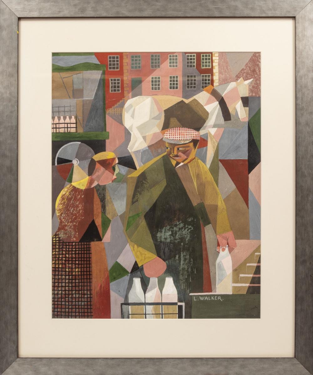 Lawrence Walker comparable auction result: larry walker american b 1935