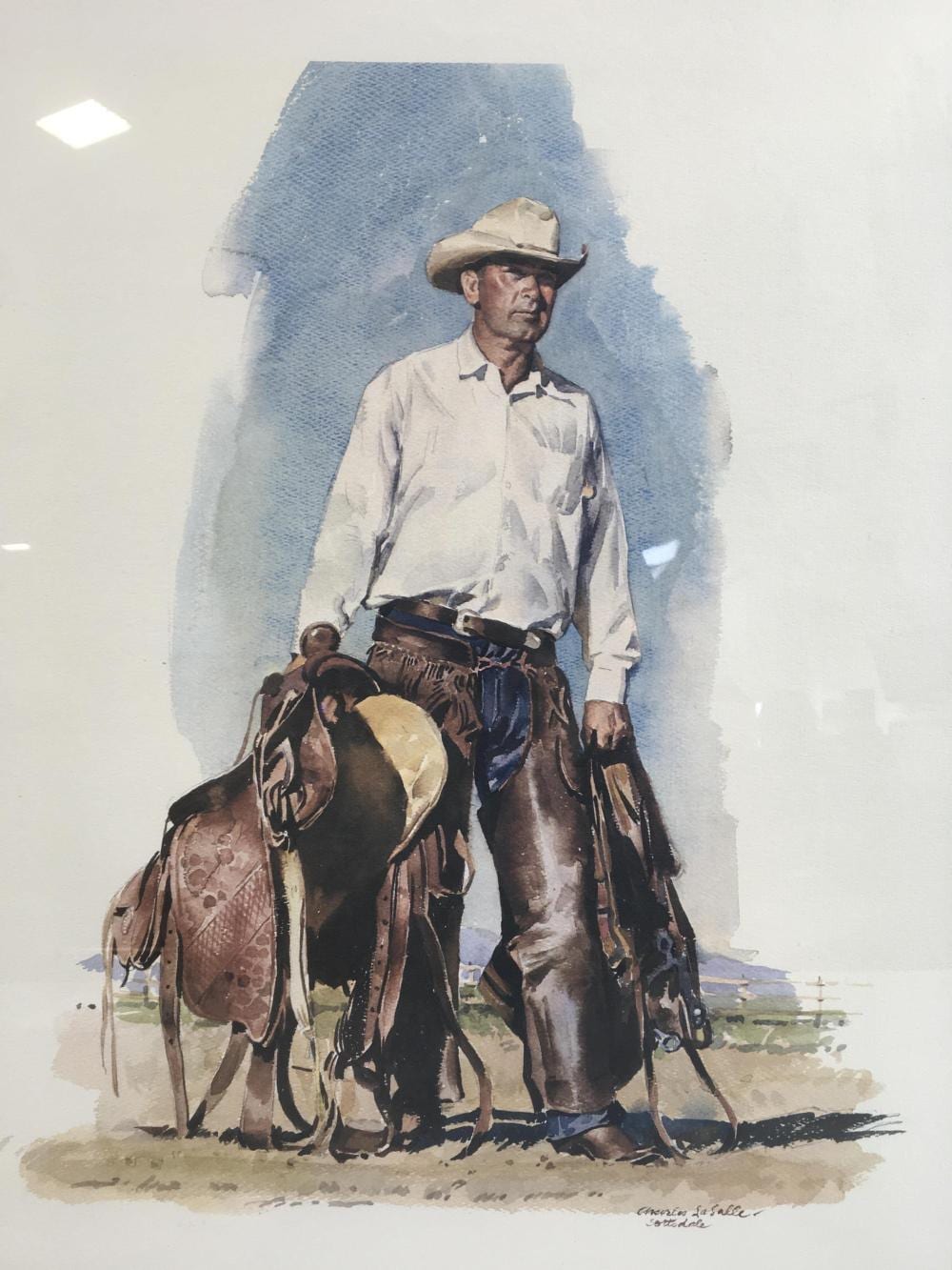 Charles Lasalle comparable auction result: charles lasalle the real thing lithograph