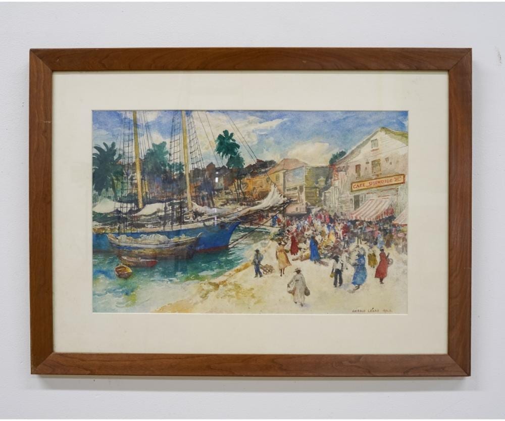 Gerald Leake comparable auction result: gerald leake watercolor