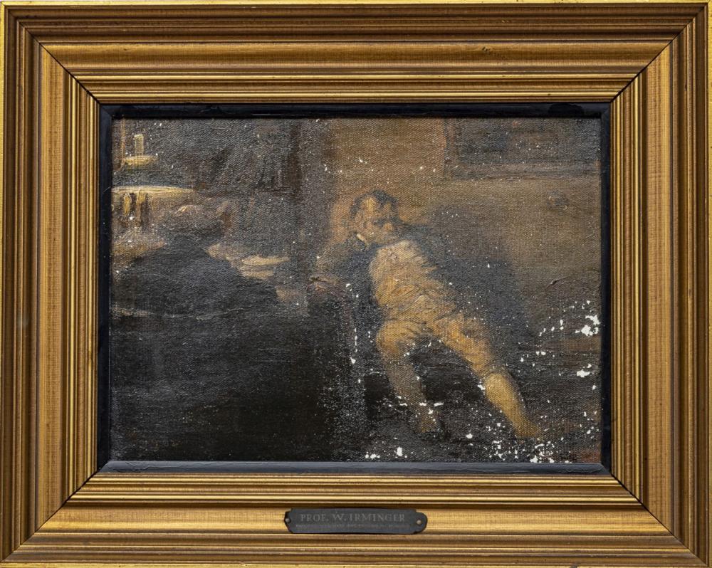 Valdemar Irminger comparable auction result: valdemar irminger 1850 1938 oil on canvas h 10 w 14