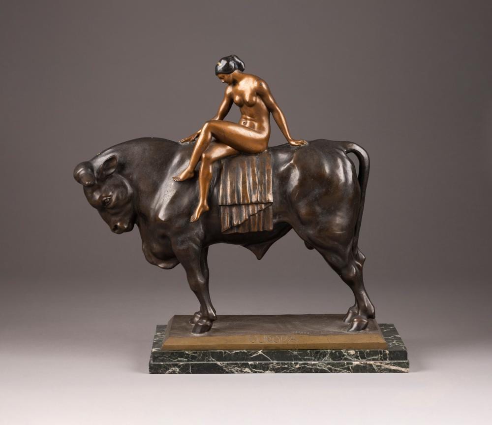 Anton Grath comparable auction result: anton grath europa auf dem stier