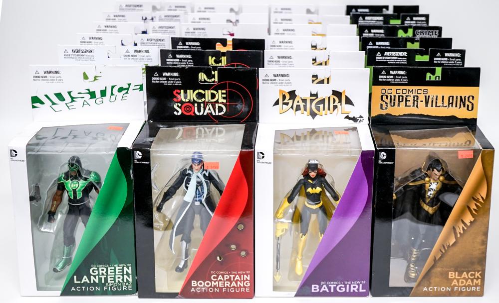 DC Collectibles (24) Action Figures sold by Grant Zahajko Auctions, LLC, lot 628 — auction record photograph