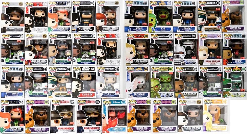Funko Pop! Collectibles (39) MIP [Assorted] sold by Grant Zahajko Auctions, LLC, lot 687 — auction record photograph