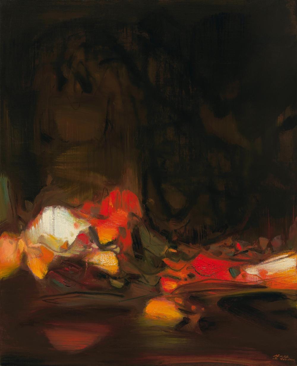 朱德群 Chu Tehchun (1920-2014) comparable sale