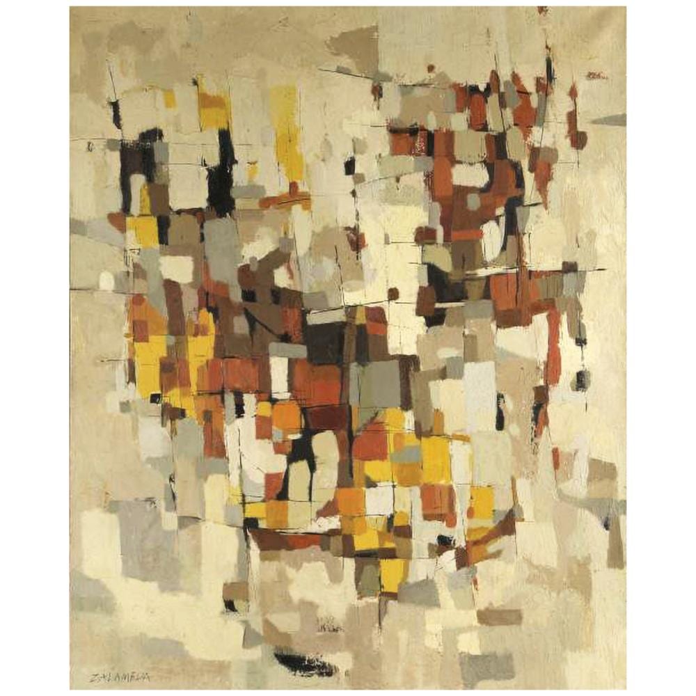 Oscar Zalameda comparable auction result: oscar zalameda 1930 2010 abstraction