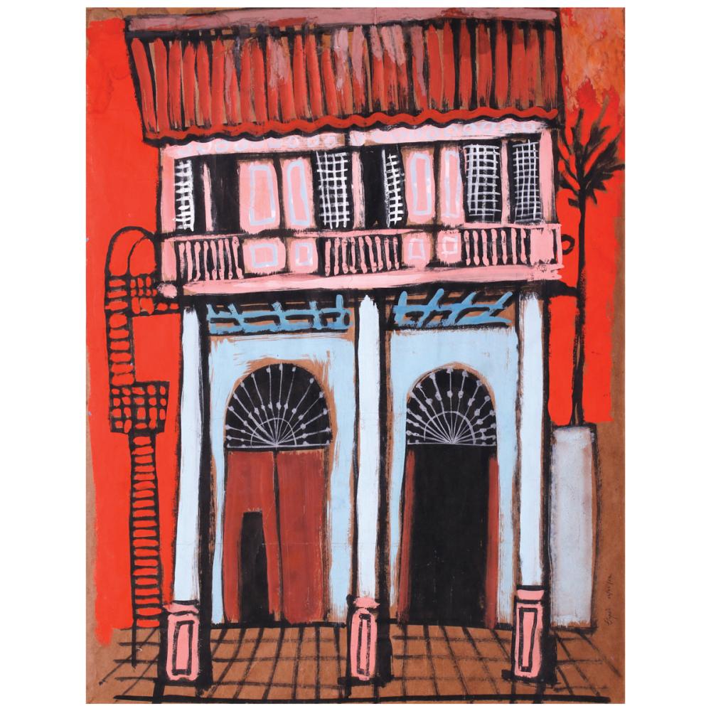 Fernando Zóbel (1924 - 1984) Pink House comparable sale