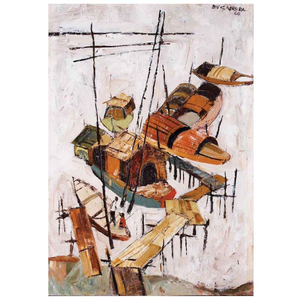 Benedicto Cabrera (b. 1942) Cascos on the Pasig comparable sale