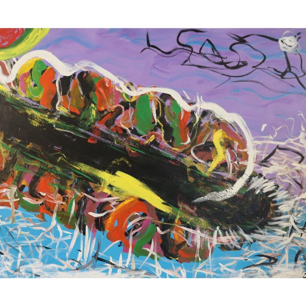hyunsoo kim signed abstract oil on canvas · Clarke Auction Gallery · 2021-09-28 Hyunsoo Kim comparable auction result: hyunsoo kim signed abstract oil on canvas