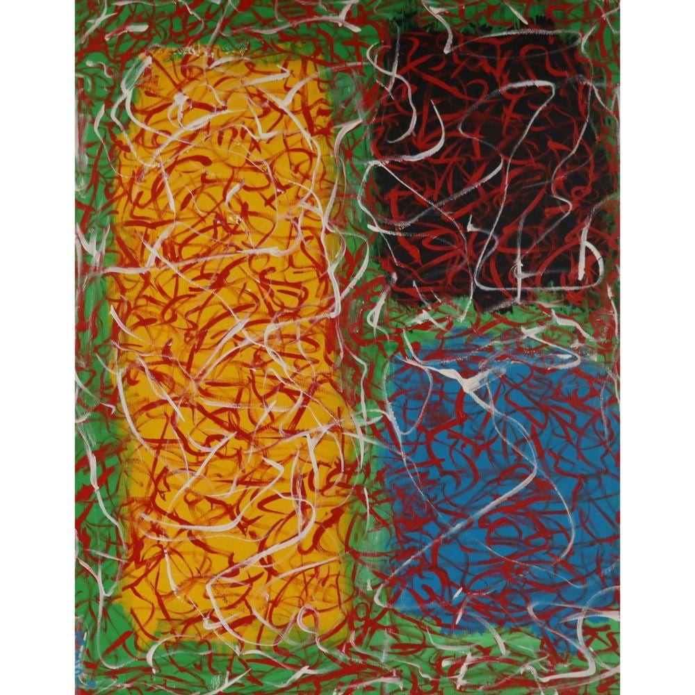 hyunsoo kim signed abstract oil on canvas · Clarke Auction Gallery · 2021-09-28 Hyunsoo Kim comparable auction result: hyunsoo kim signed abstract oil on canvas