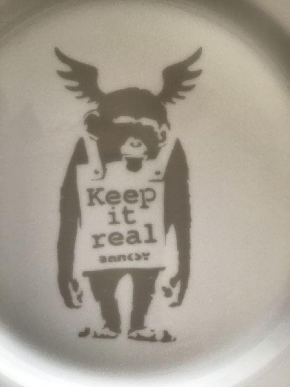 Banksy Monkey from Moco Museum - Laught Now – Plate sold by Novartia, lot 234 — auction record photograph