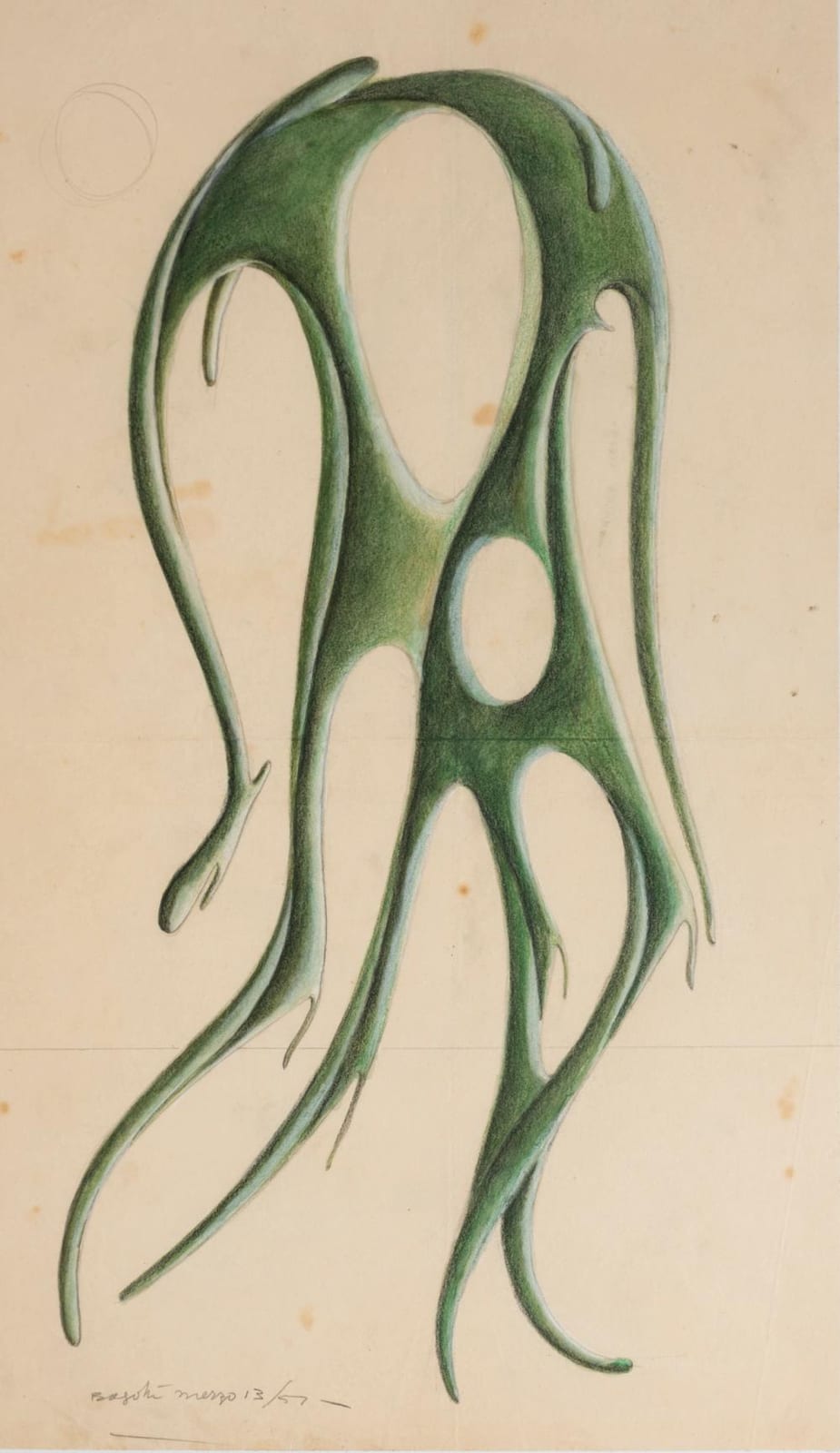 Omar Rayo (1928-2010) S/T, 1957 Técnica mixta sobre papel Medidas: 41 x 24 cm comparable sale