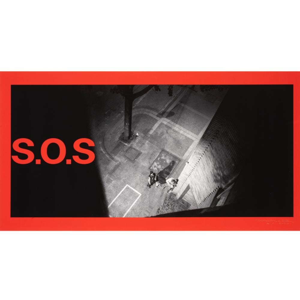 Miguel Angel Rojas (1942) SOS, 2019 Impresión Inkjet sobre papel de algodón Medidas: 29 x 55 cm Ed. A/P comparable sale
