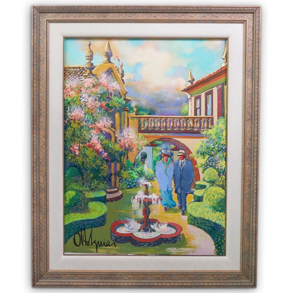 Otto Aguiar comparable auction result: otto aguiar original oil painting
