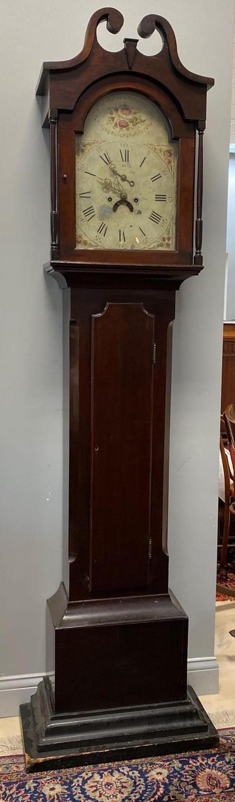 Antique Grandfather Clock sold by Matthew Bullock Auctioneers, lot 323 — auction record photograph