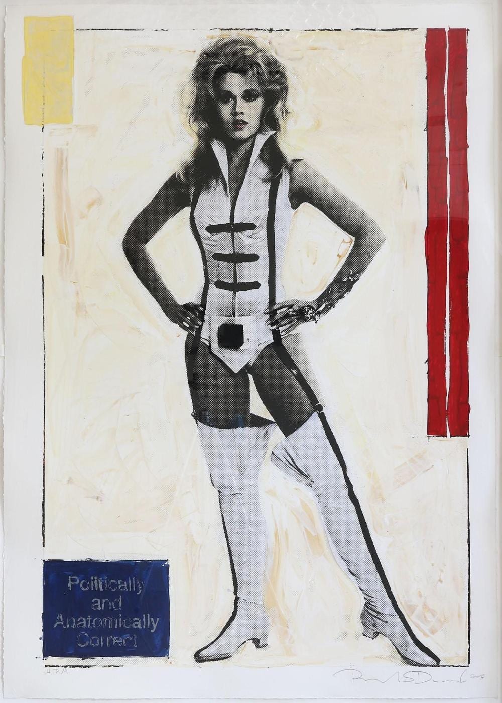 Richard Duardo comparable auction result: richard duardo american 1952 2014 barbarella print