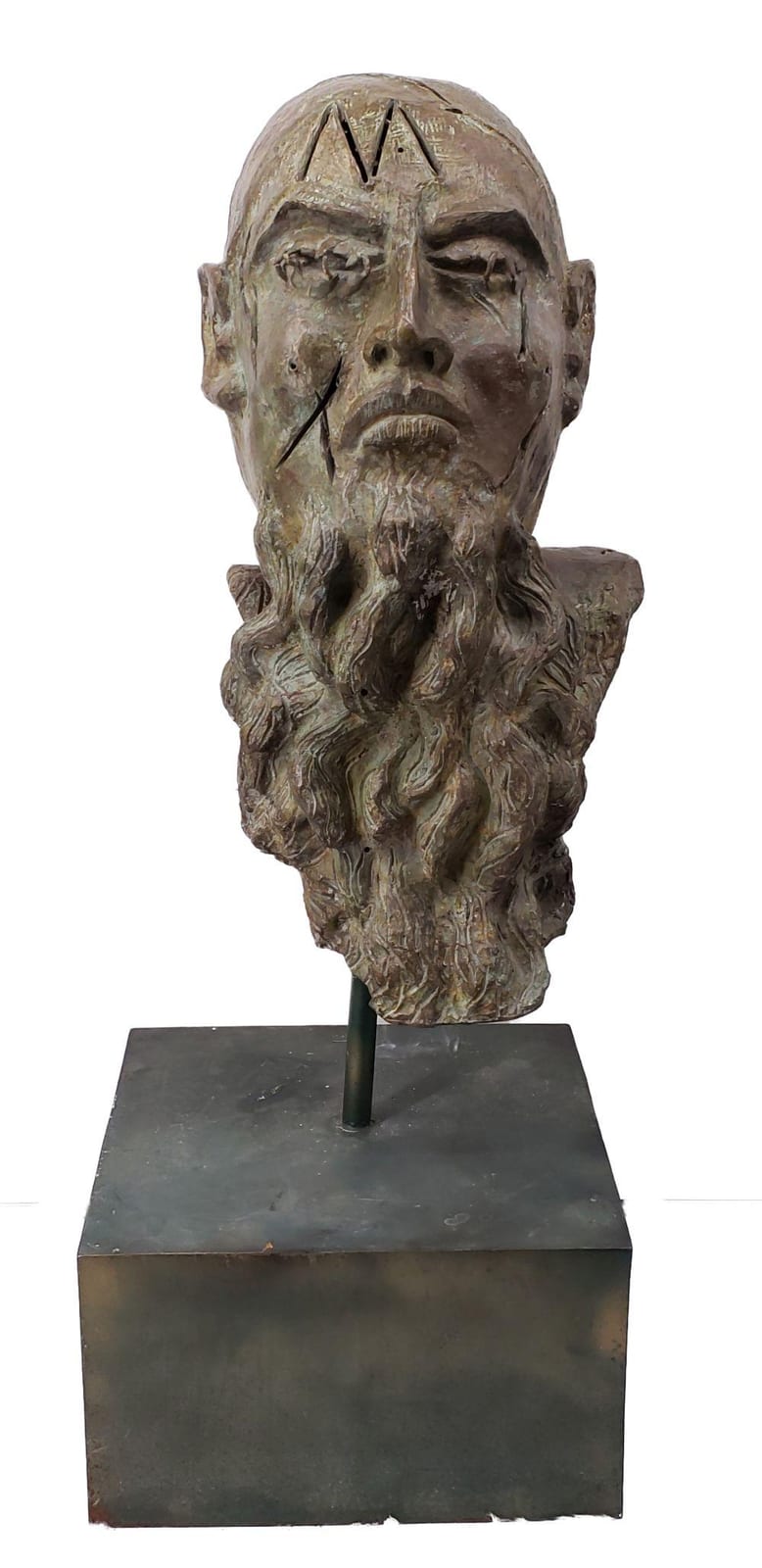 javier marin original bronze signed on iron pedestal · Puckett Auctions · 2021-09-05 Javier Marin comparable auction result: javier marin original bronze signed on iron pedestal