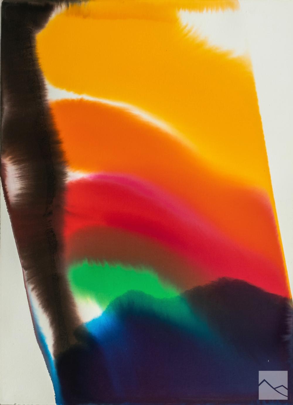 Paul Jenkins (1923-2012) Modern Abstract Painting sold by Hill Auction Gallery, lot 16 — auction record photograph