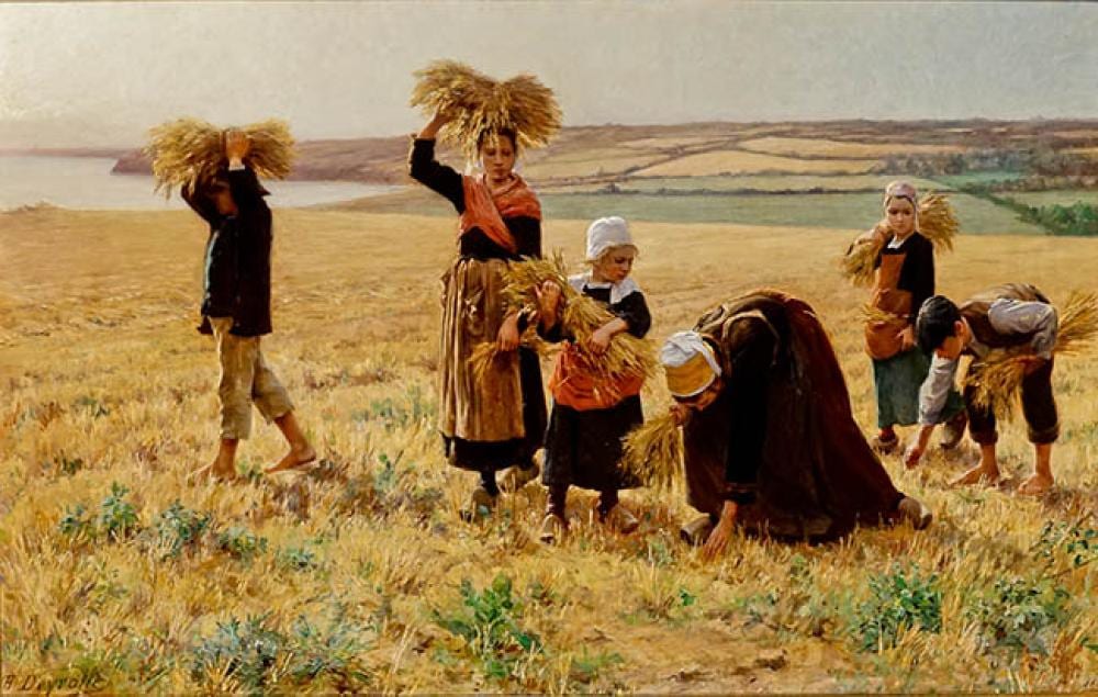 Théophile-Louis Deyrolle comparable auction result: th ophile louis deyrolle french 1844 1923 the haymakers oil on canvas 31 x 49 inches