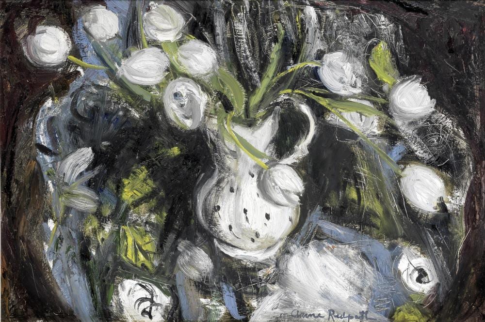 Anne Redpath comparable auction result: anne redpath british 1895 1965 white tulips 48 x 71 7 cm 19 1 8 x 28 1 4 in