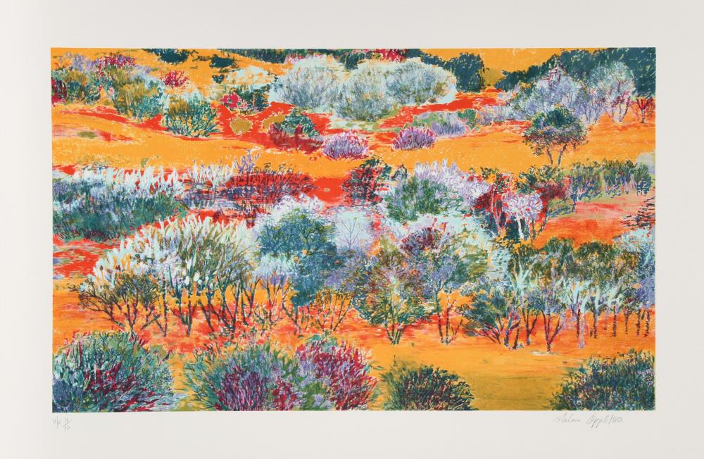 Thelma Appel comparable auction result: thelma appel waloomsac wood ii screenprint
