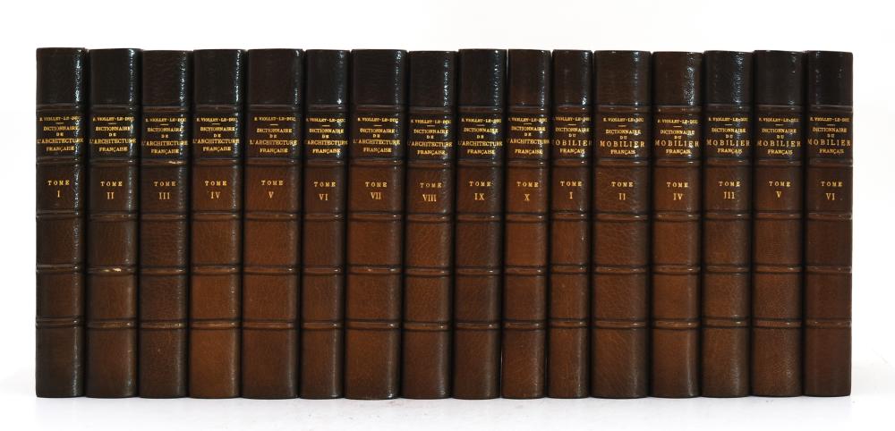 Eugène Emmanuel Viollet-le-Duc comparable auction result: 2 ouvrages