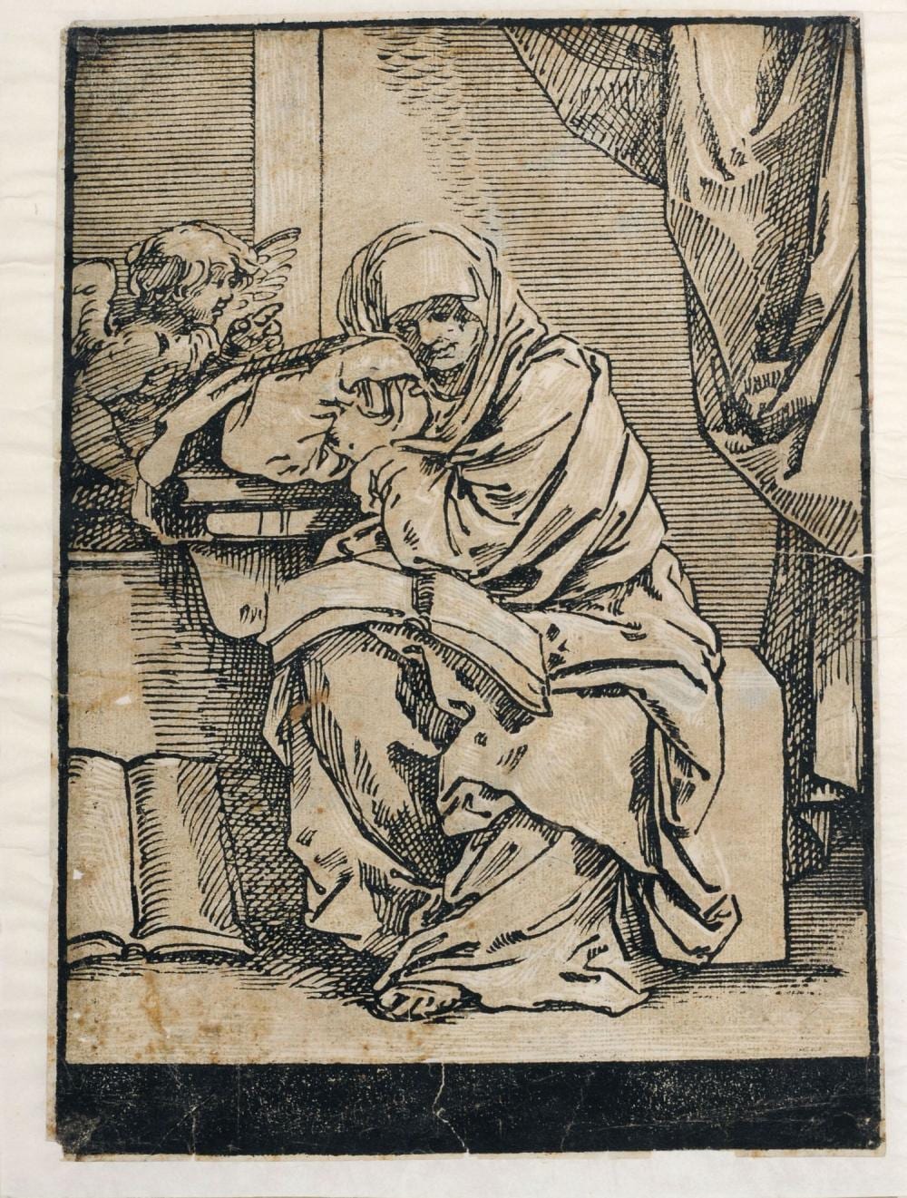 bartolomeo coriolano nach guido reni eine sibylle um 1640 · Schmidt Kunstauktionen Dresden OHG · 2021-09-18 Bartolomeo Coriolano comparable auction result: bartolomeo coriolano nach guido reni eine sibylle um 1640