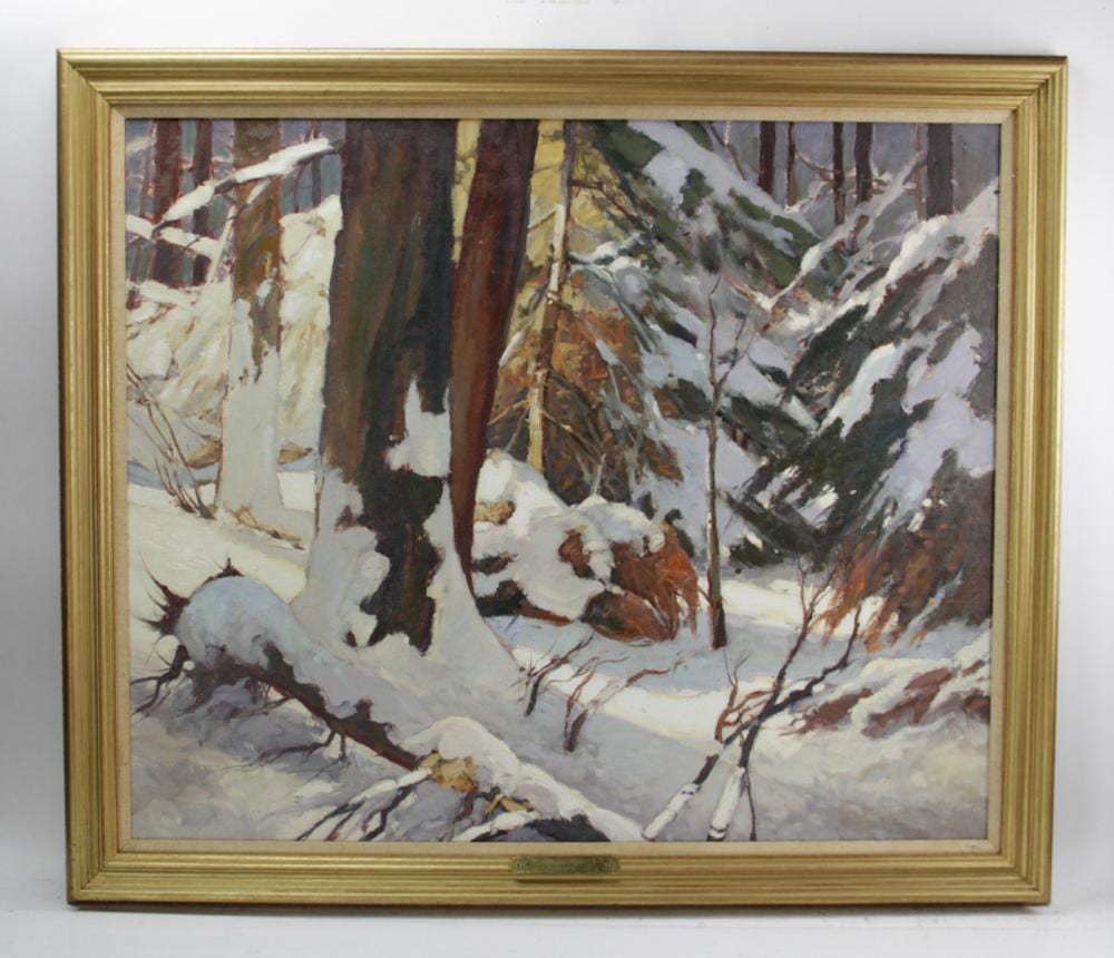 Bob Nally comparable auction result: bob nally winter light