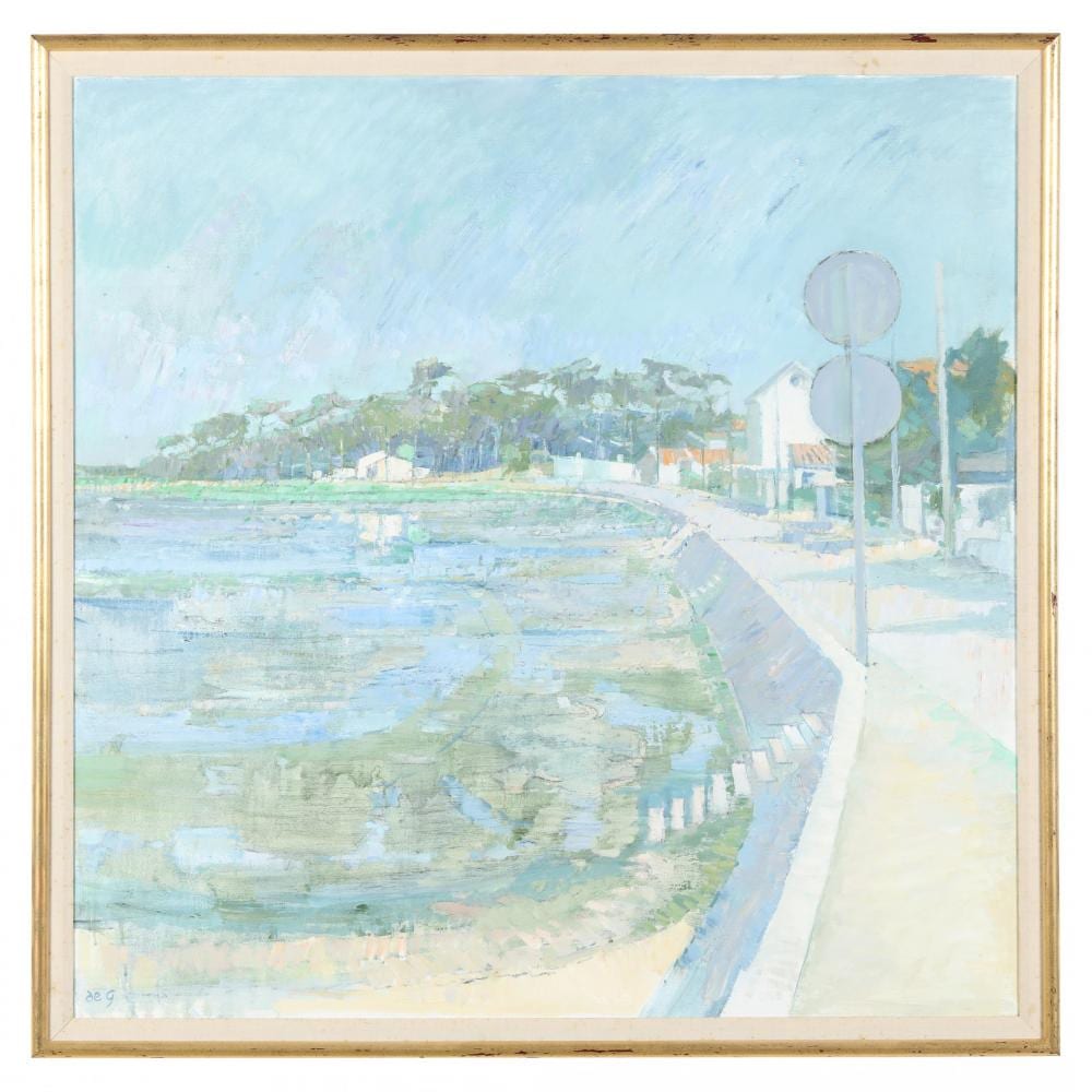 Roger DeGrey comparable auction result: roger de grey british 1918 1995 marennes plage