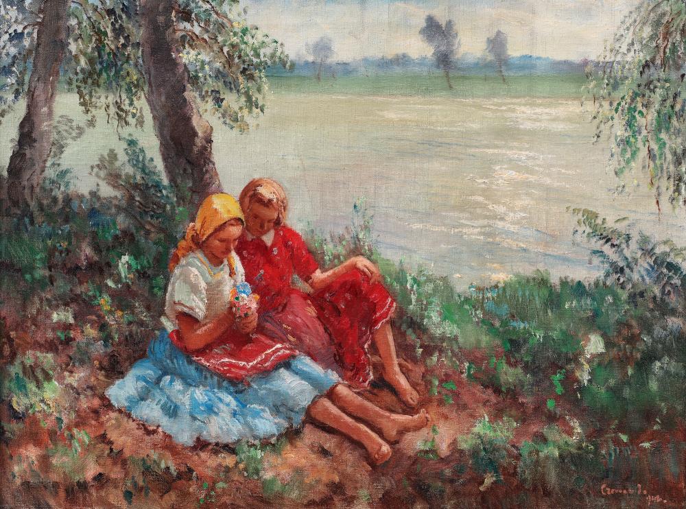 János Czencz comparable auction result: j nos czencz on the edge of the lake