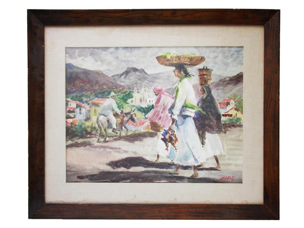 John Chetcuti comparable auction result: american watercolor painting by john chetcuti