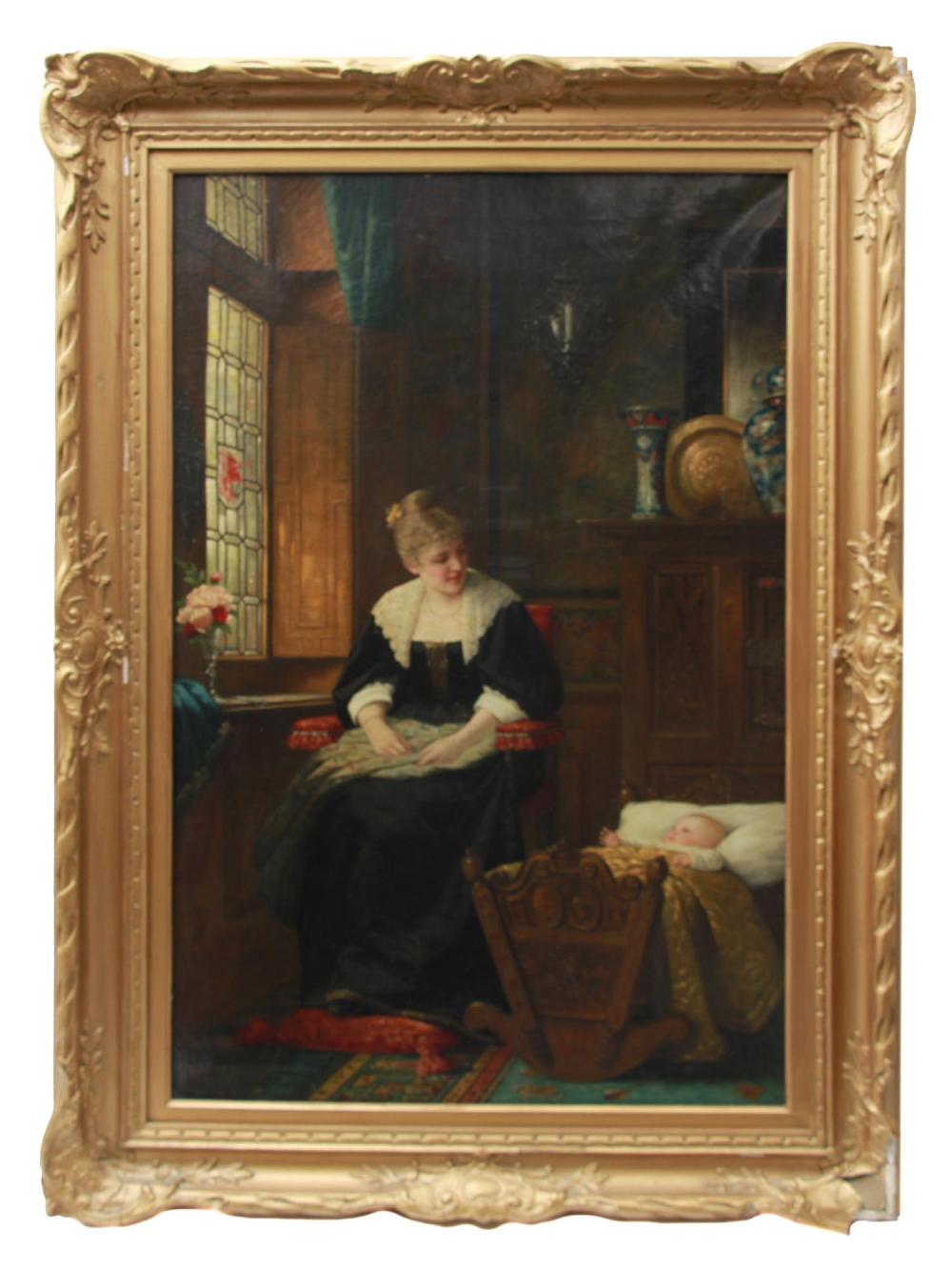 german oil painting sitting woman by ernst anders · Antique Arena Inc · 2021-09-25 Ernst Anders comparable auction result: german oil painting sitting woman by ernst anders
