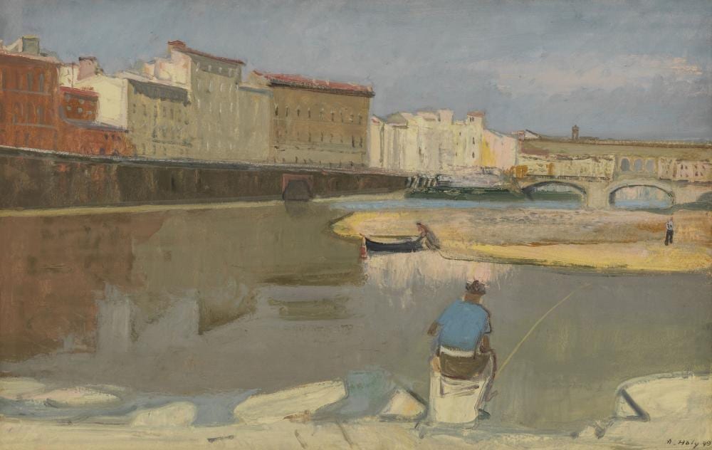 Adrien Holy comparable auction result: adrien holy 1898 1979 vue de l arno florence