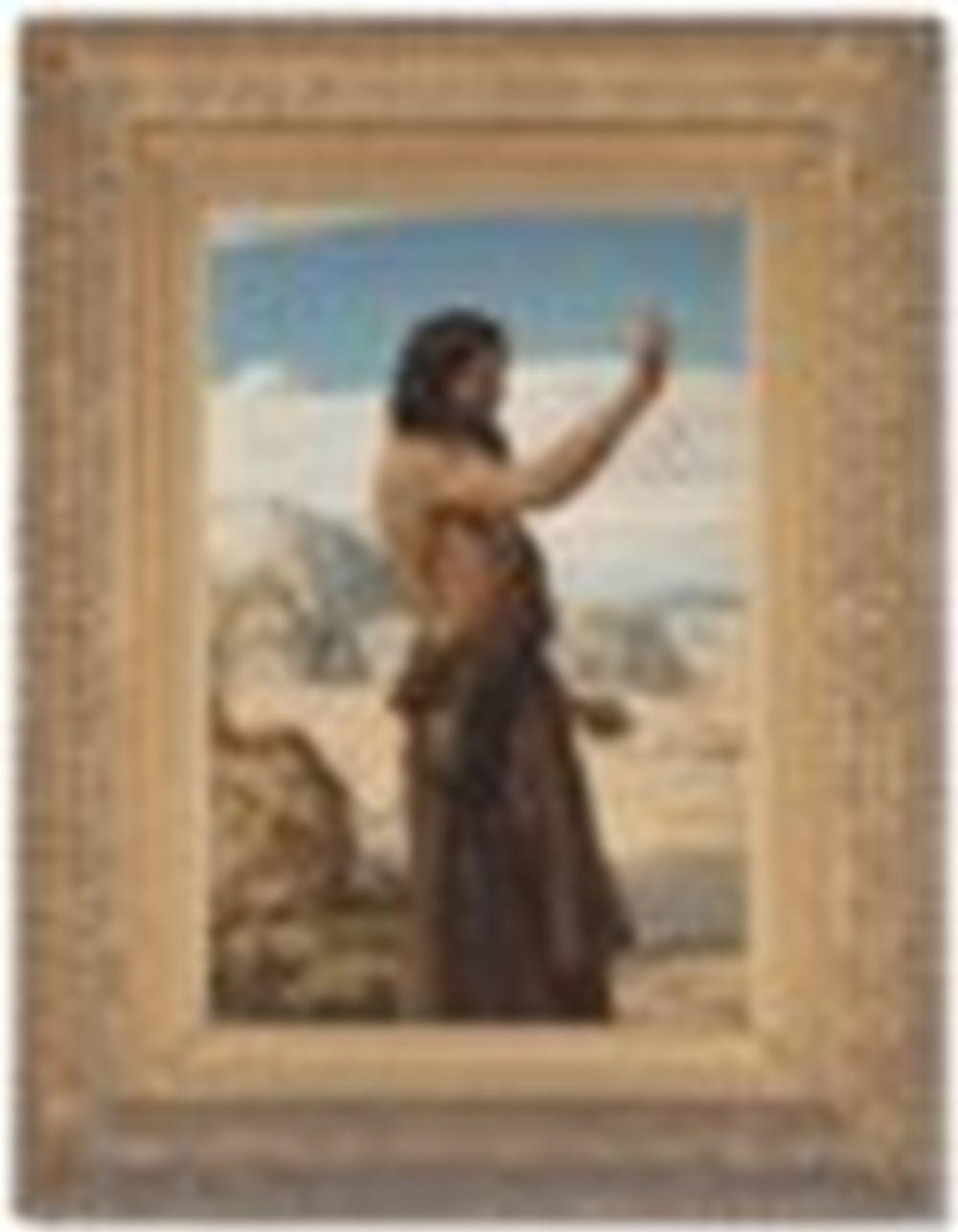 JOHN ROGERS HERBERT, R.A., H.R.I. (1810-1890) Saint John the Baptist oil on sold by Christie's, lot 97 — auction record photograph