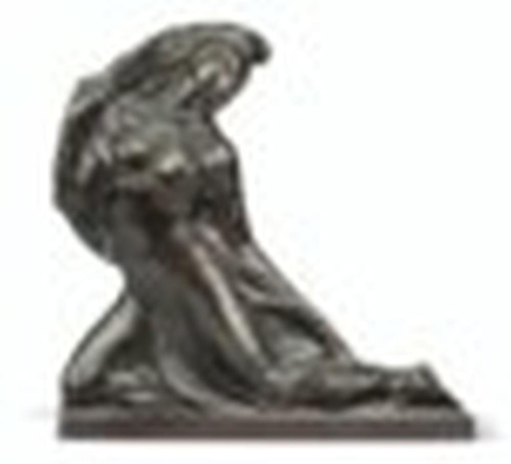 Richard Garbe comparable auction result: richard garbe 1876 1957 the palm dance bronze patinated dark brown 10