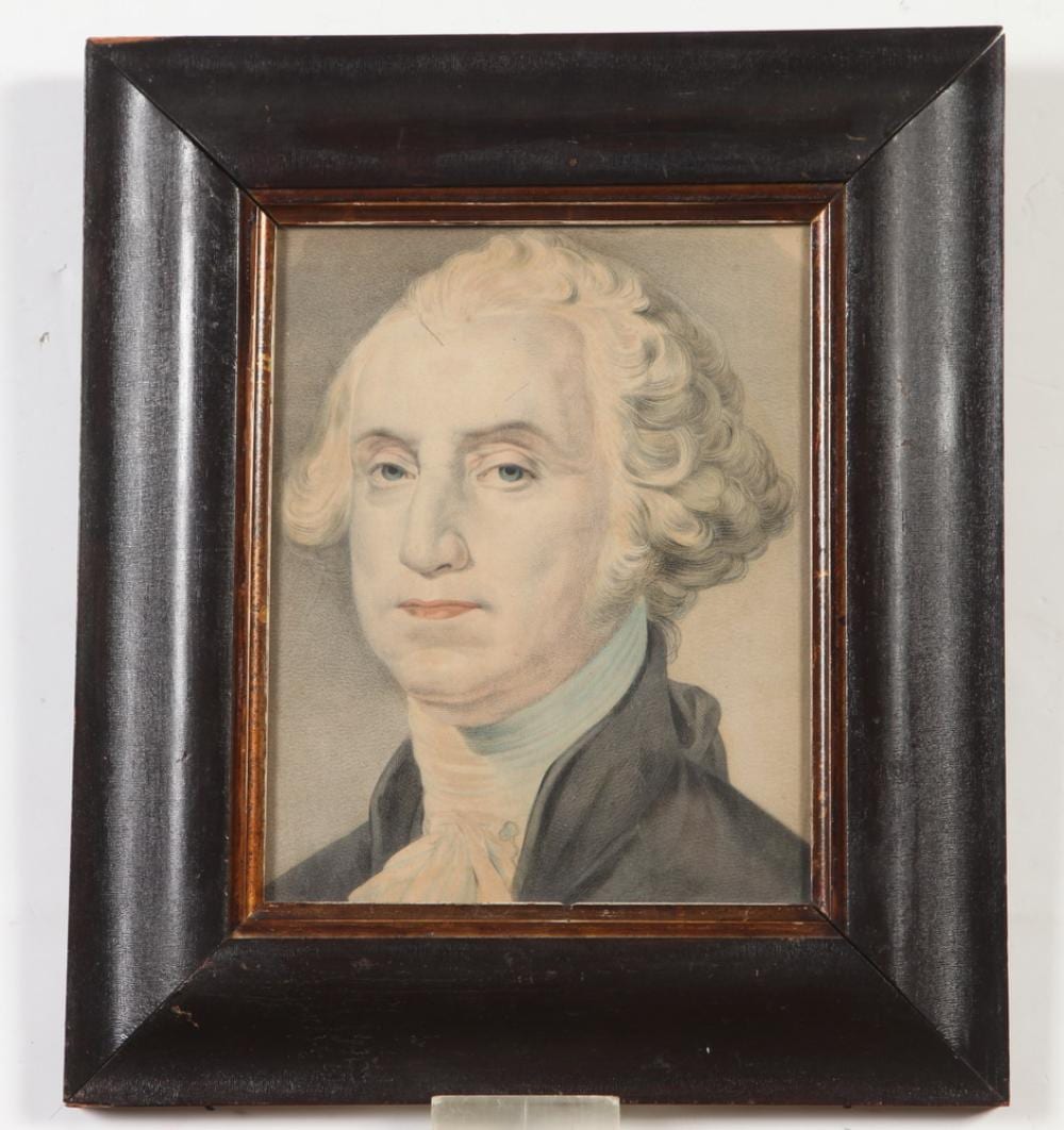bernard romain julien french 1802 1871 blue eyed george washington circa 1850 publisher francois delarue 1850 ca paris stip · Sloans & Kenyon · 2021-09-16 Bernard Romain Julien comparable auction result: bernard romain julien french 1802 1871 blue eyed george washington circa 1850 publisher francois delarue 1850 ca paris stip