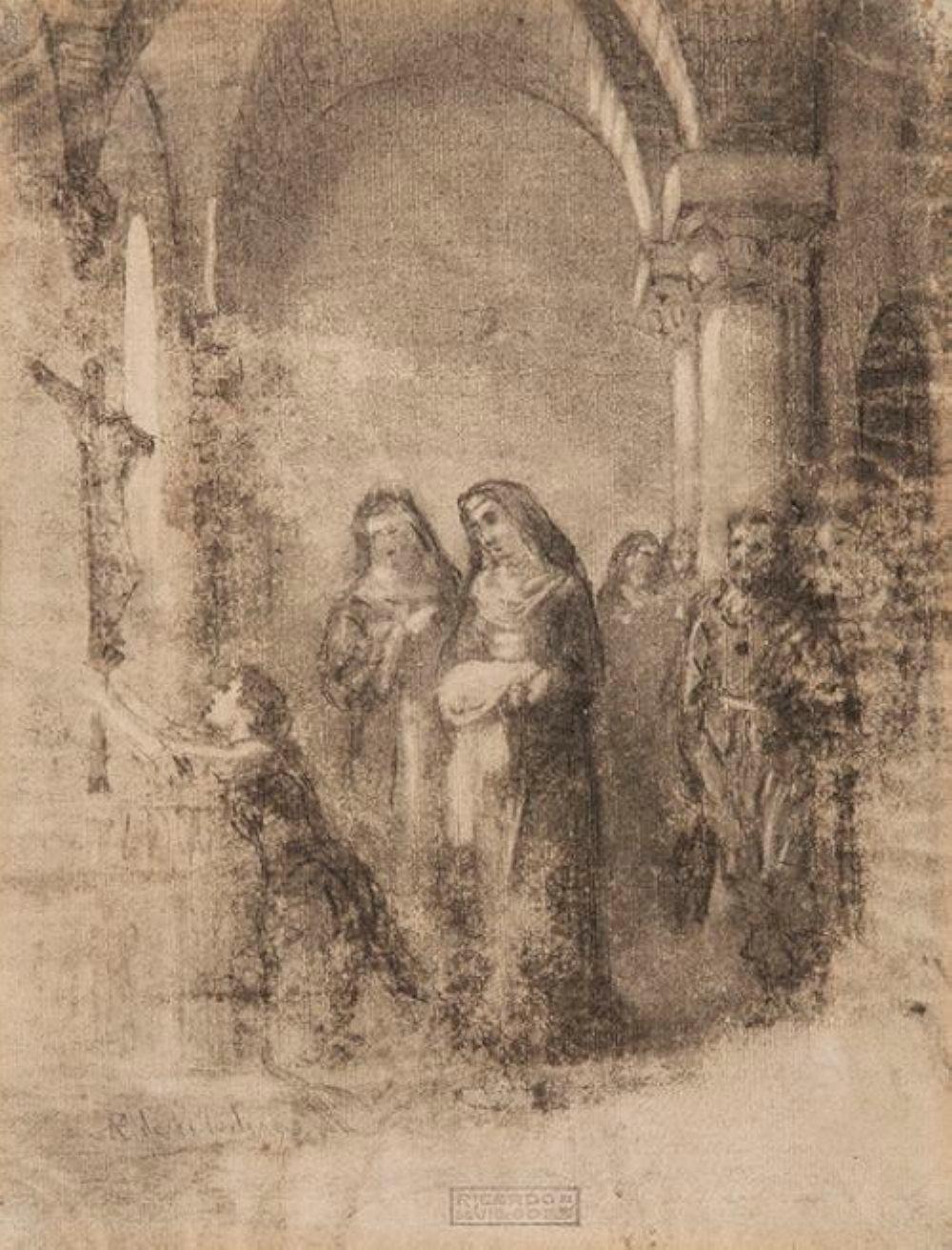 Ricardo de Villodas comparable auction result: ricardo de villodas the penitent s prayer