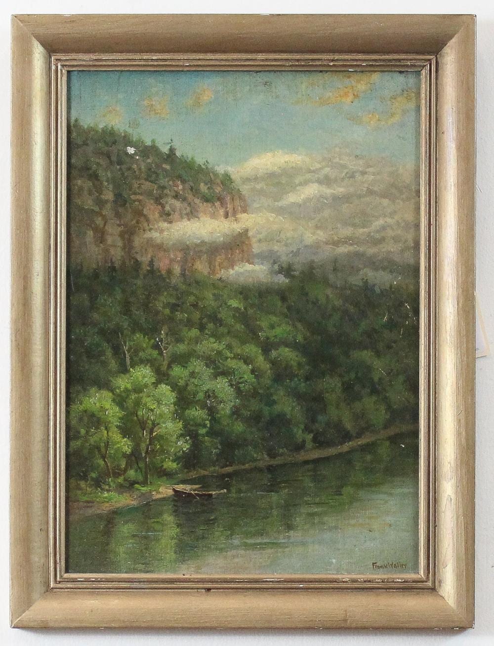 Frank Waller comparable auction result: frank waller oil on board