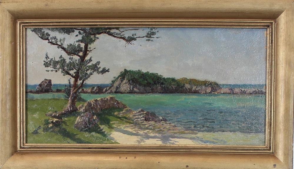 Frank Waller comparable auction result: frank waller oil on board