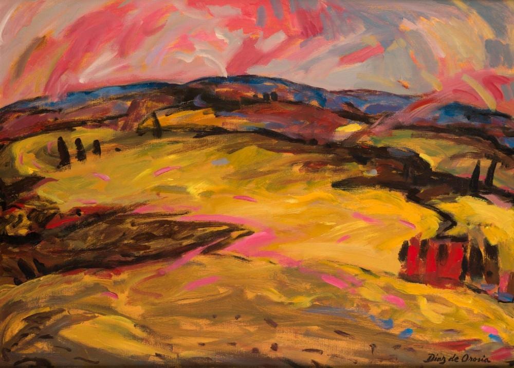 roberto d az de orosia 1948 landscape 1997 · Ansorena · 2021-09-29 Roberto Díaz de Orosia comparable auction result: roberto d az de orosia 1948 landscape 1997